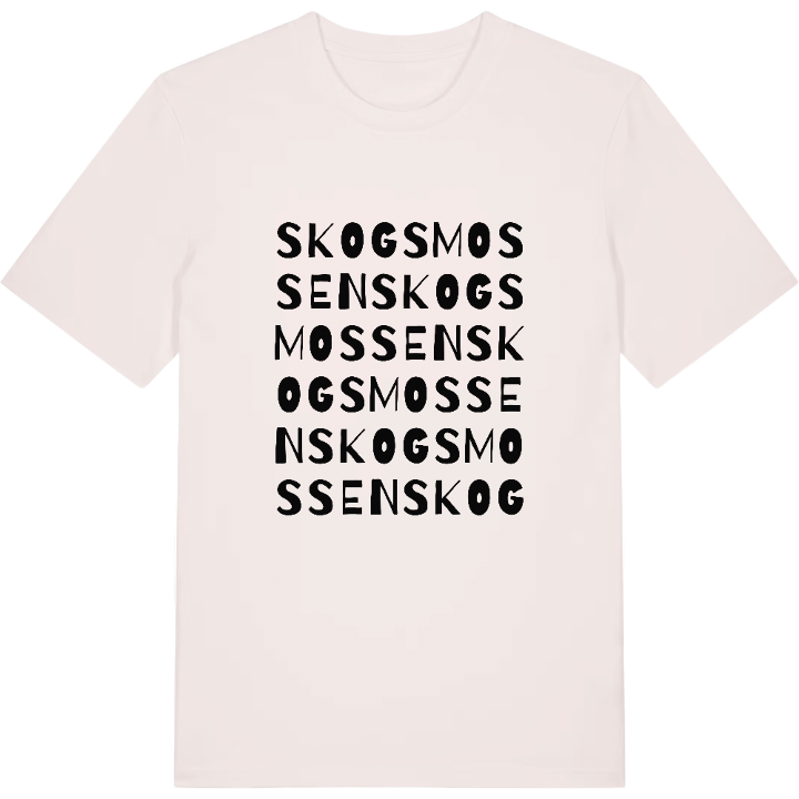 Skogsmossen ordlek t-shirt – t-shirt från PinShirt