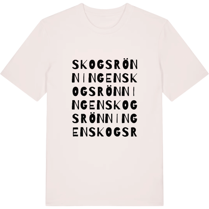 Skogsrönningen ordlek t-shirt – t-shirt från PinShirt