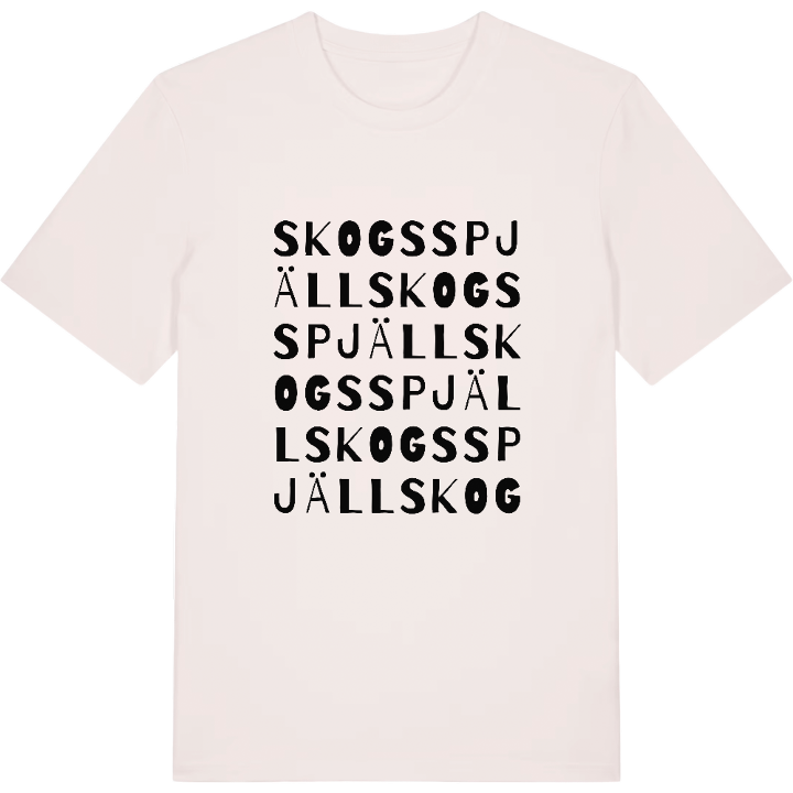 Skogsspjäll ordlek t-shirt – t-shirt från PinShirt