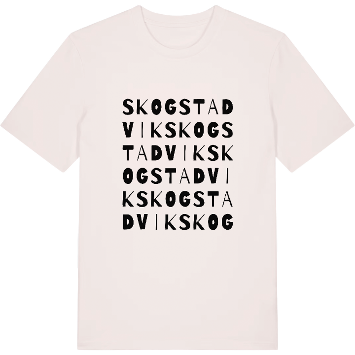 Skogstadvik ordlek t-shirt – t-shirt från PinShirt