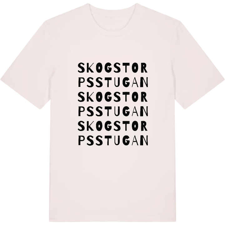 Skogstorpsstugan ordlek t-shirt – t-shirt från PinShirt