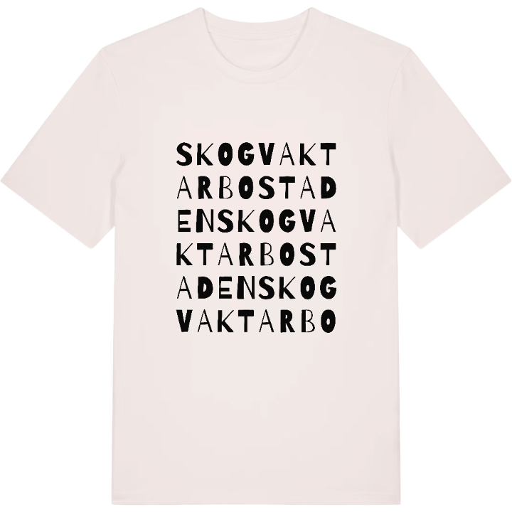 Skogvaktarbostaden ordlek t-shirt – t-shirt från PinShirt