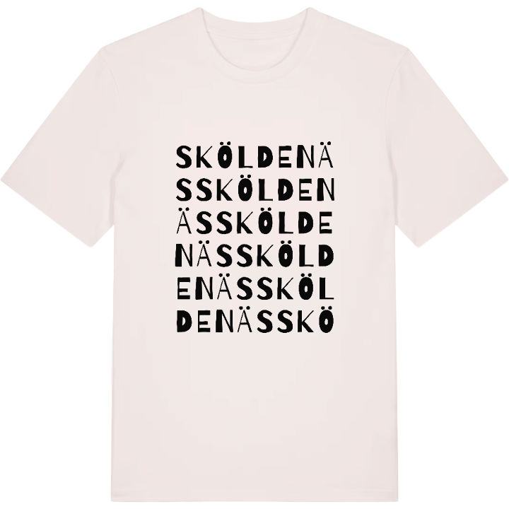 Sköldenäs ordlek t-shirt – t-shirt från PinShirt
