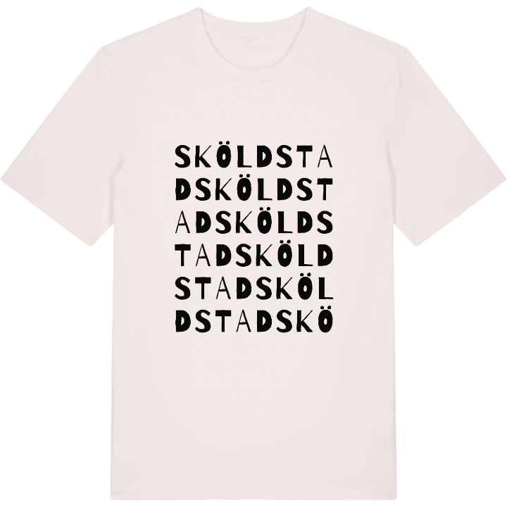 Sköldstad ordlek t-shirt – t-shirt från PinShirt