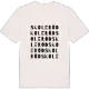 Skoleröd ordlek t-shirt