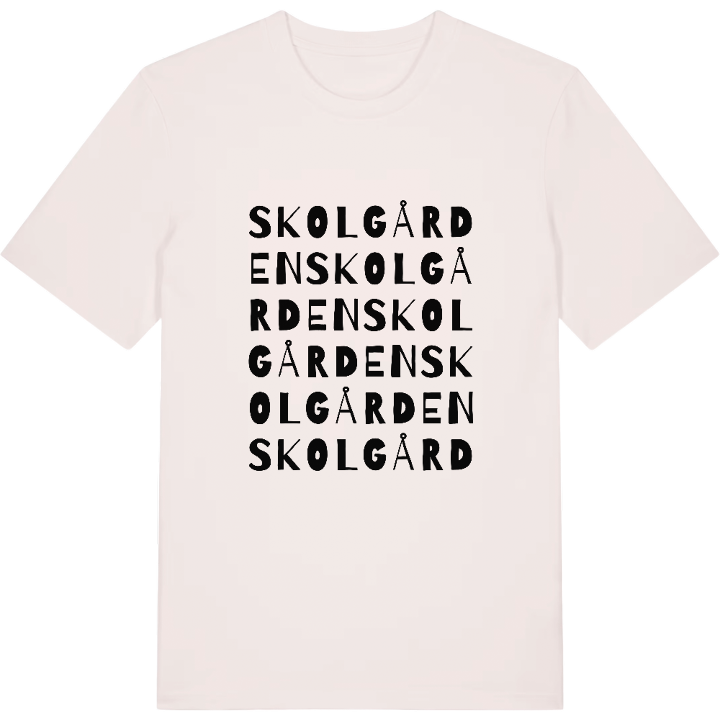 Skolgården ordlek t-shirt – t-shirt från PinShirt