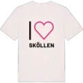 Jag älskar Sköllen t-shirt stort tryck
