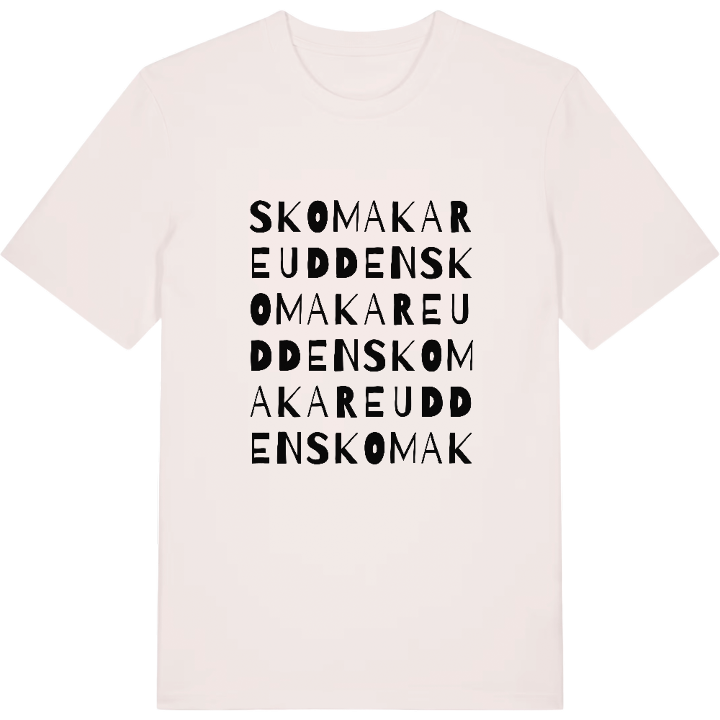 Skomakareudden ordlek t-shirt – t-shirt från PinShirt