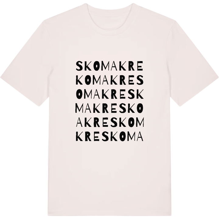 Skomakre ordlek t-shirt – t-shirt från PinShirt