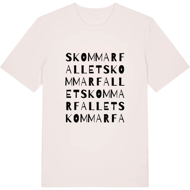Skommarfallet ordlek t-shirt – t-shirt från PinShirt