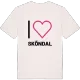 Jag älskar Sköndal t-shirt stort tryck