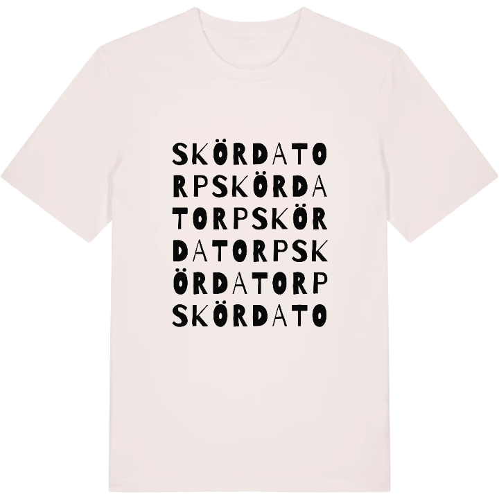 Skördatorp ordlek t-shirt – t-shirt från PinShirt
