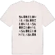 Skörebomåla ordlek t-shirt