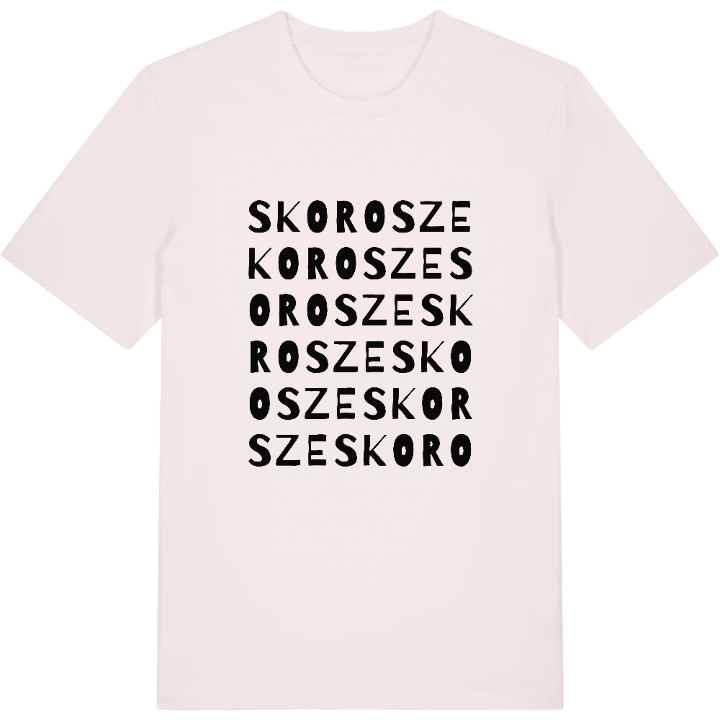 Skorosze ordlek t-shirt – t-shirt från PinShirt