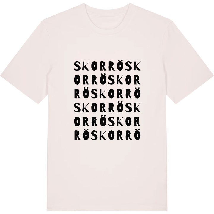 Skorrö ordlek t-shirt – t-shirt från PinShirt