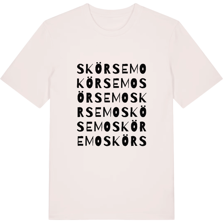 Skörsemo ordlek t-shirt – t-shirt från PinShirt
