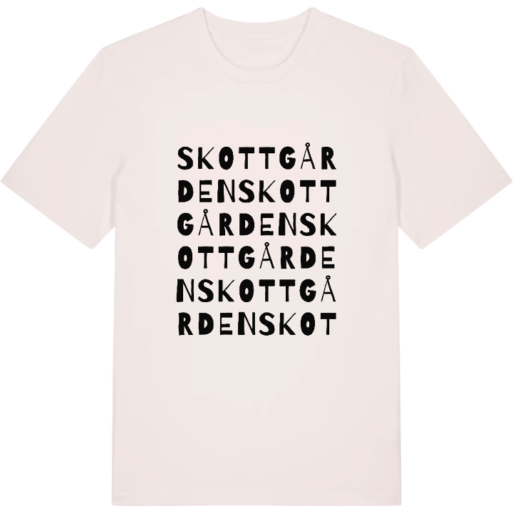 Skottgården ordlek t-shirt – t-shirt från PinShirt
