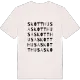 Skotthusa ordlek t-shirt