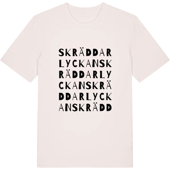 Skräddarlyckan ordlek t-shirt – t-shirt från PinShirt