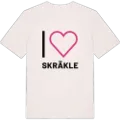 Jag älskar Skräkle t-shirt stort tryck