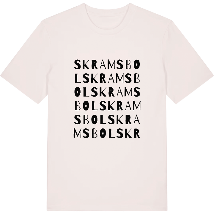 Skramsbol ordlek t-shirt – t-shirt från PinShirt