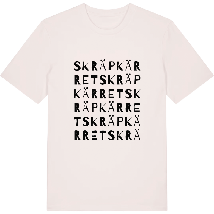 Skräpkärret ordlek t-shirt – t-shirt från PinShirt