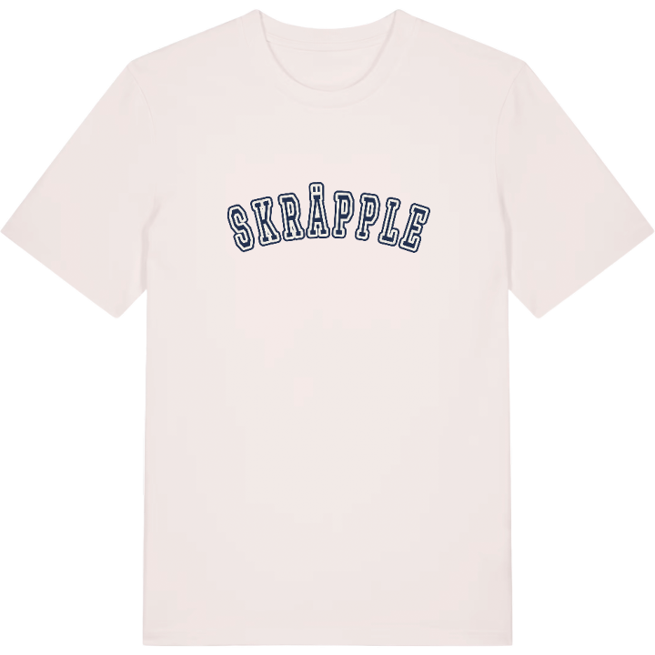 Skräpple college t-shirt – t-shirt från PinShirt