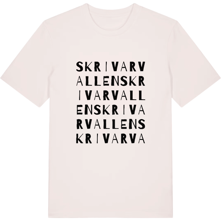 Skrivar vallen ordlek t-shirt – t-shirt från PinShirt