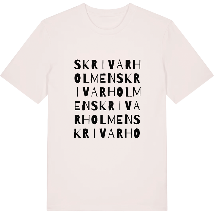 Skrivarholmen ordlek t-shirt – t-shirt från PinShirt