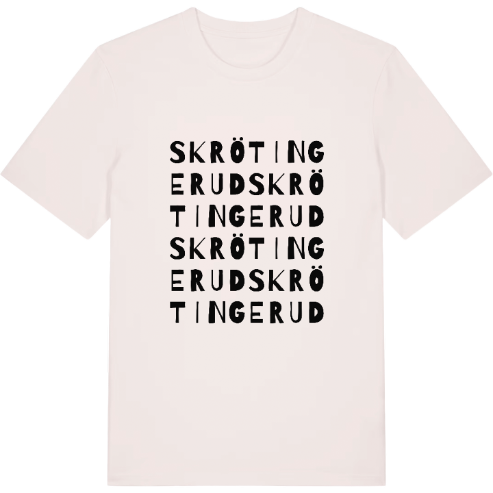 Skrötingerud ordlek t-shirt – t-shirt från PinShirt