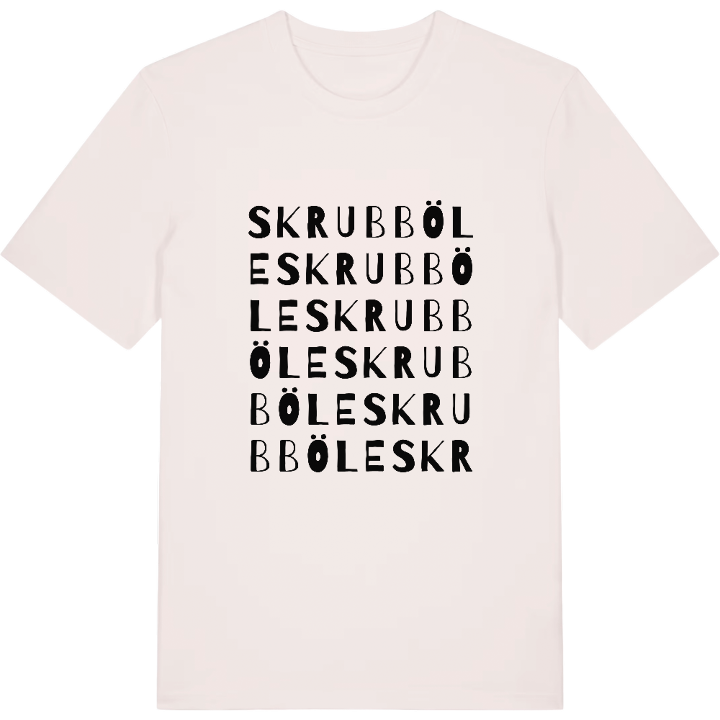 Skrubböle ordlek t-shirt – t-shirt från PinShirt
