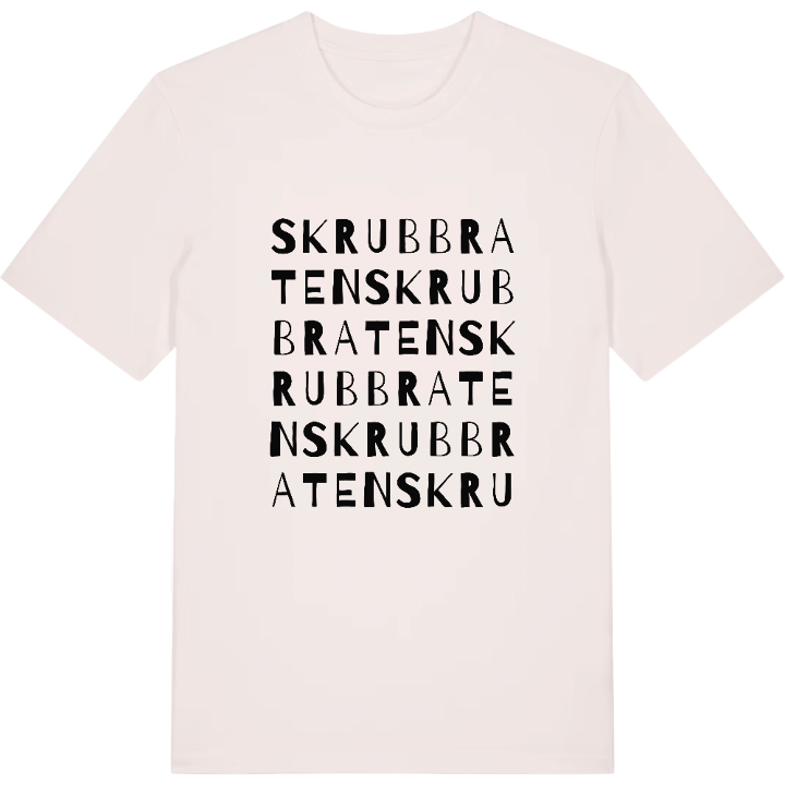 Skrubbraten ordlek t-shirt – t-shirt från PinShirt