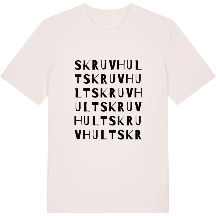 Skruvhult ordlek t-shirt – t-shirt från PinShirt
