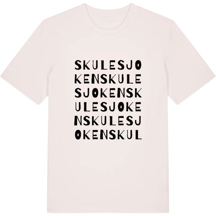 Skulesjoken ordlek t-shirt – t-shirt från PinShirt