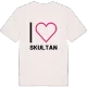 Jag älskar Skultan t-shirt stort tryck