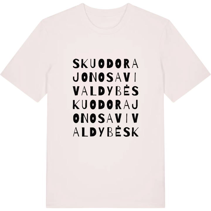 Skuodo rajono savivaldybė ordlek t-shirt – t-shirt från PinShirt