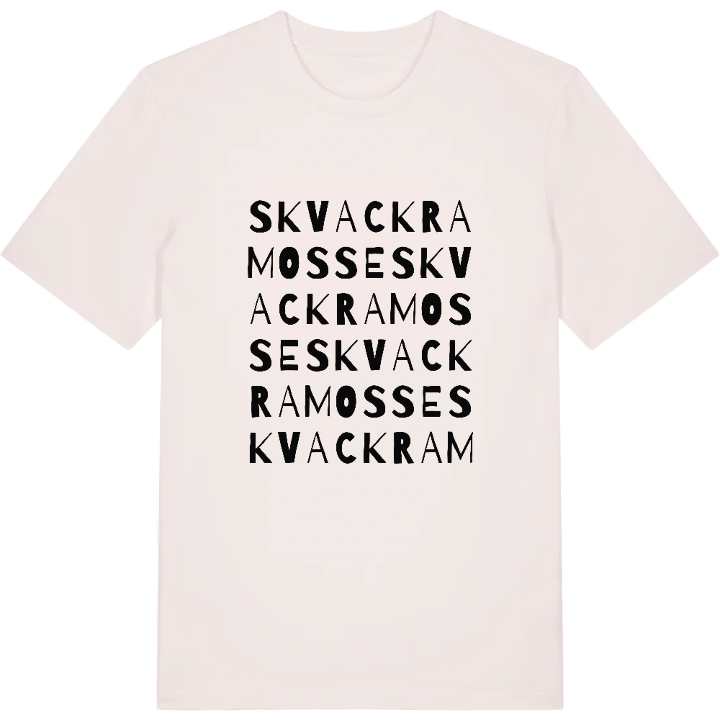 Skvackramosse ordlek t-shirt – t-shirt från PinShirt
