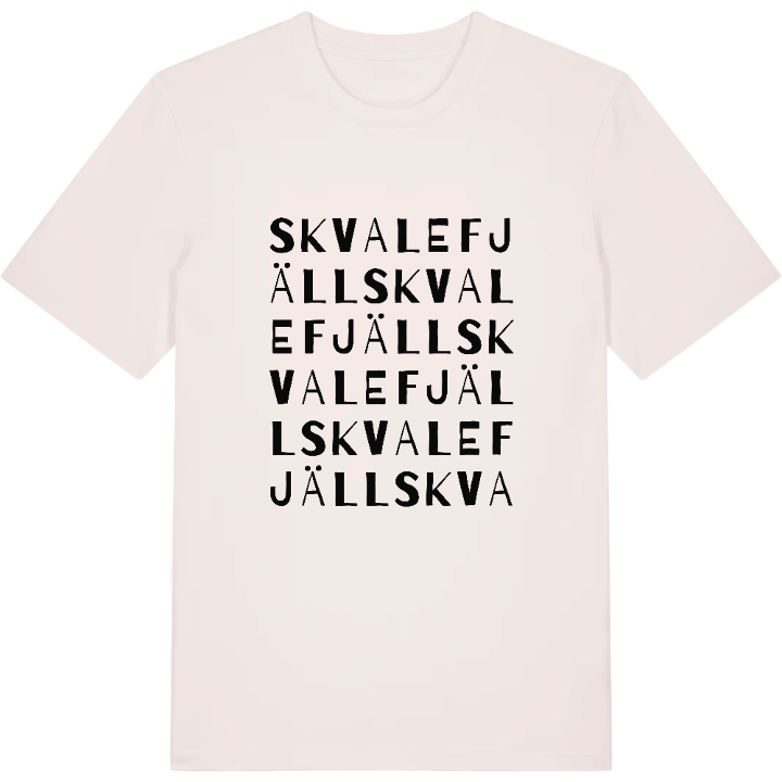 Skvalefjäll ordlek t-shirt – t-shirt från PinShirt