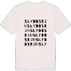 Skyddsrum ordlek t-shirt