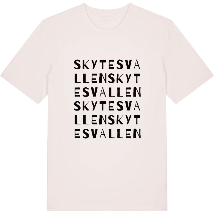 Skytesvallen ordlek t-shirt – t-shirt från PinShirt