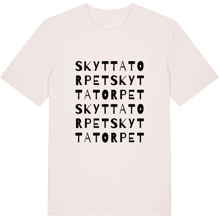 Skyttatorpet ordlek t-shirt – t-shirt från PinShirt