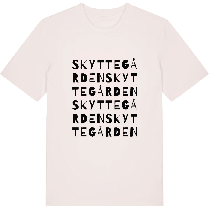 Skyttegården ordlek t-shirt – t-shirt från PinShirt