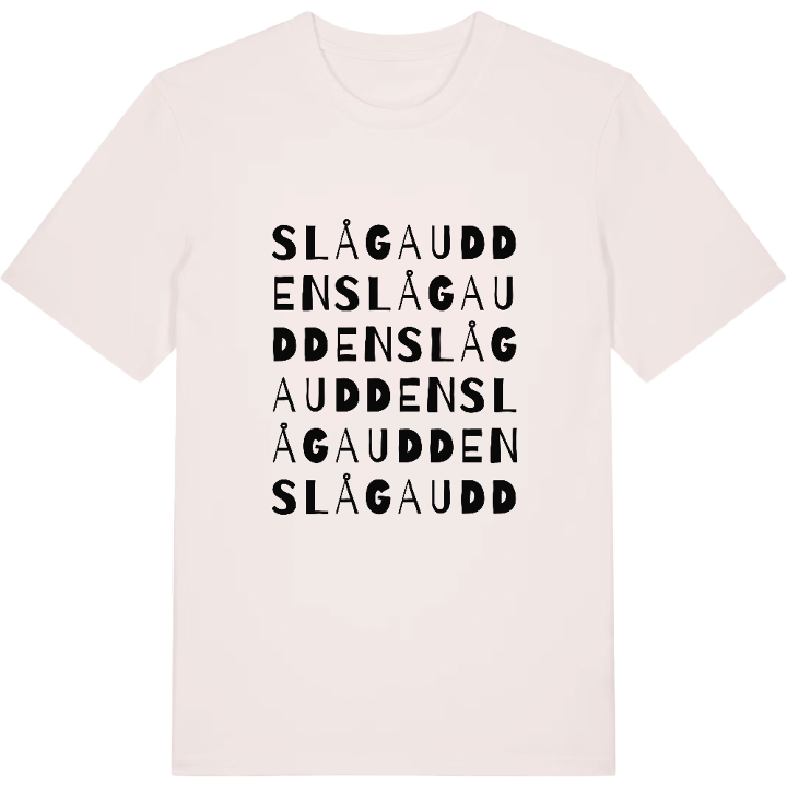 Slågaudden ordlek t-shirt – t-shirt från PinShirt