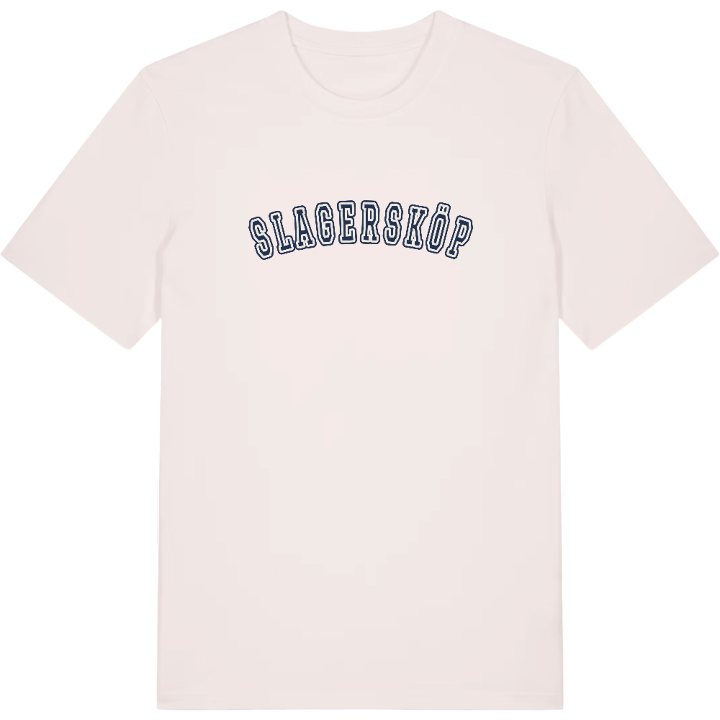 Slagersköp college t-shirt – t-shirt från PinShirt
