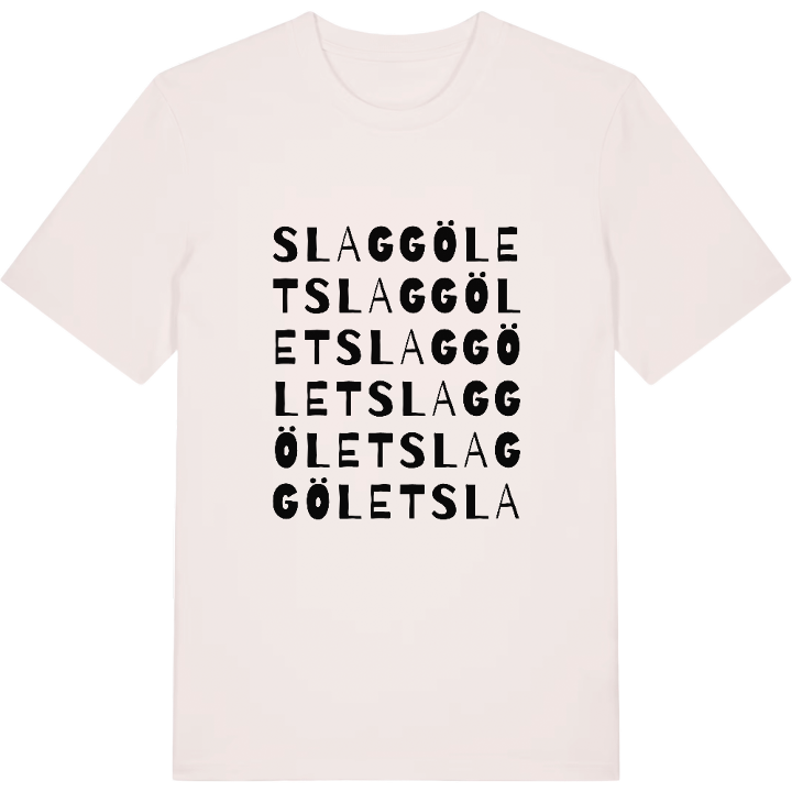 Slaggölet ordlek t-shirt – t-shirt från PinShirt