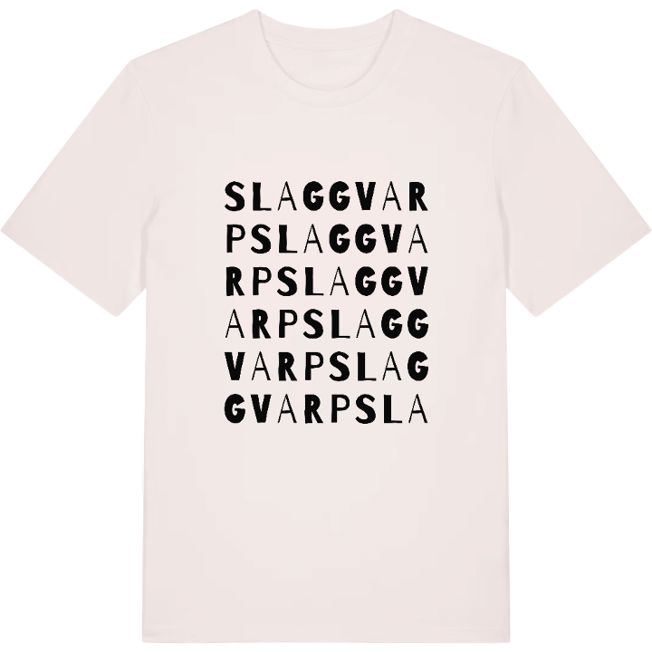 Slaggvarp ordlek t-shirt – t-shirt från PinShirt