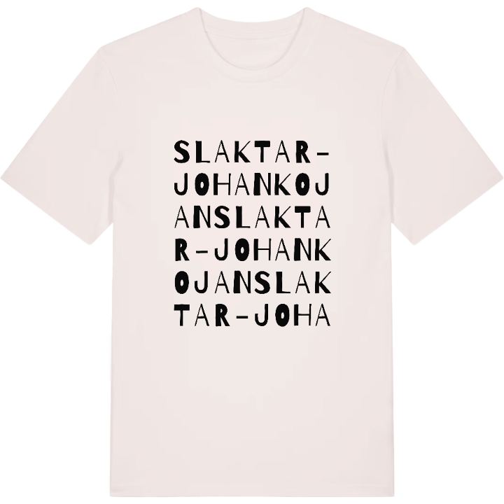 Slaktar-Johankojan ordlek t-shirt – t-shirt från PinShirt