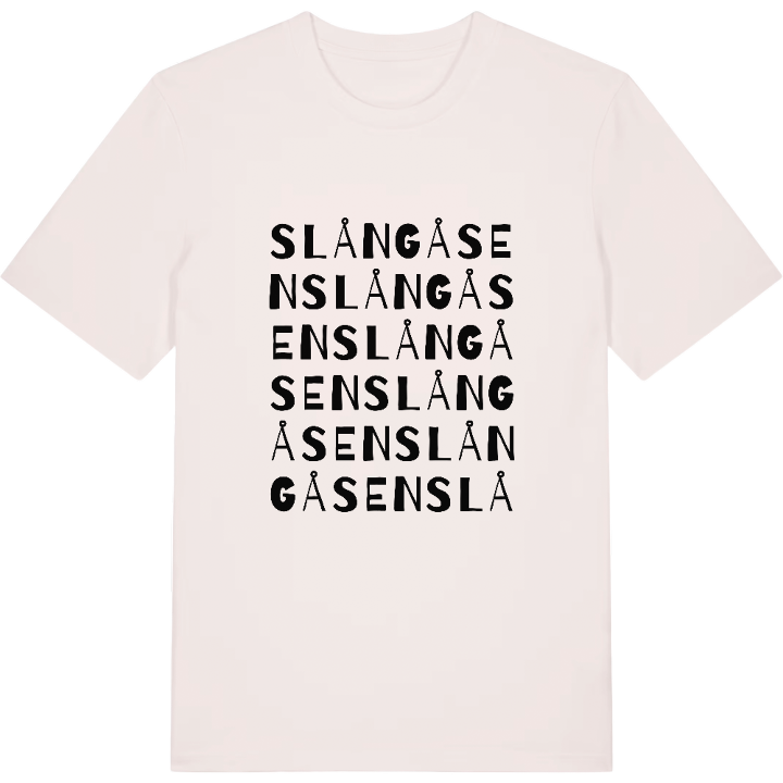Slångåsen ordlek t-shirt – t-shirt från PinShirt
