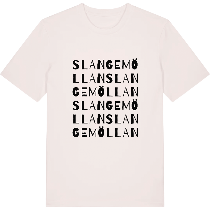 Slangemöllan ordlek t-shirt – t-shirt från PinShirt