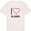 Jag älskar Śląsko t-shirt stort tryck